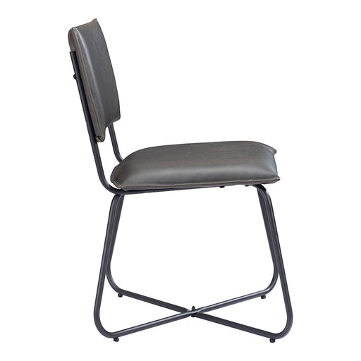Zuo Modern Grantham Dining Chair Set of 2, Vintage Gray