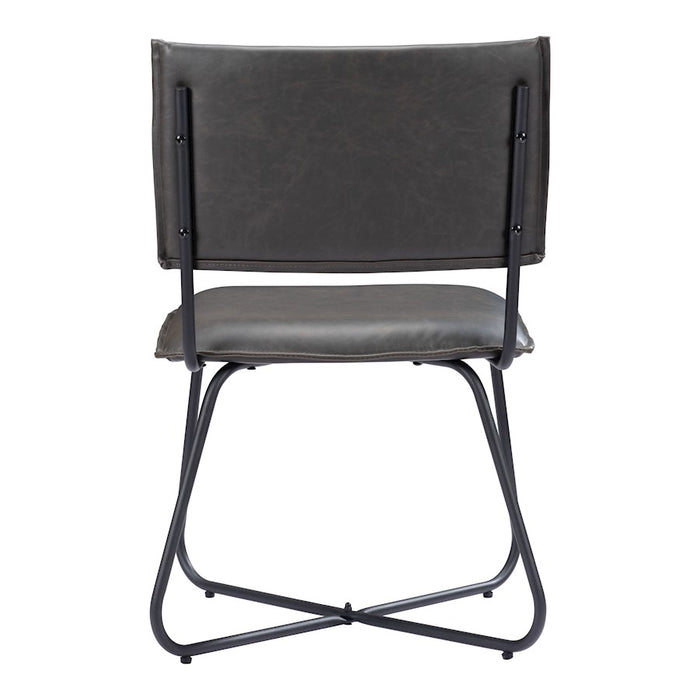 Zuo Modern Grantham Dining Chair Set of 2, Vintage Gray