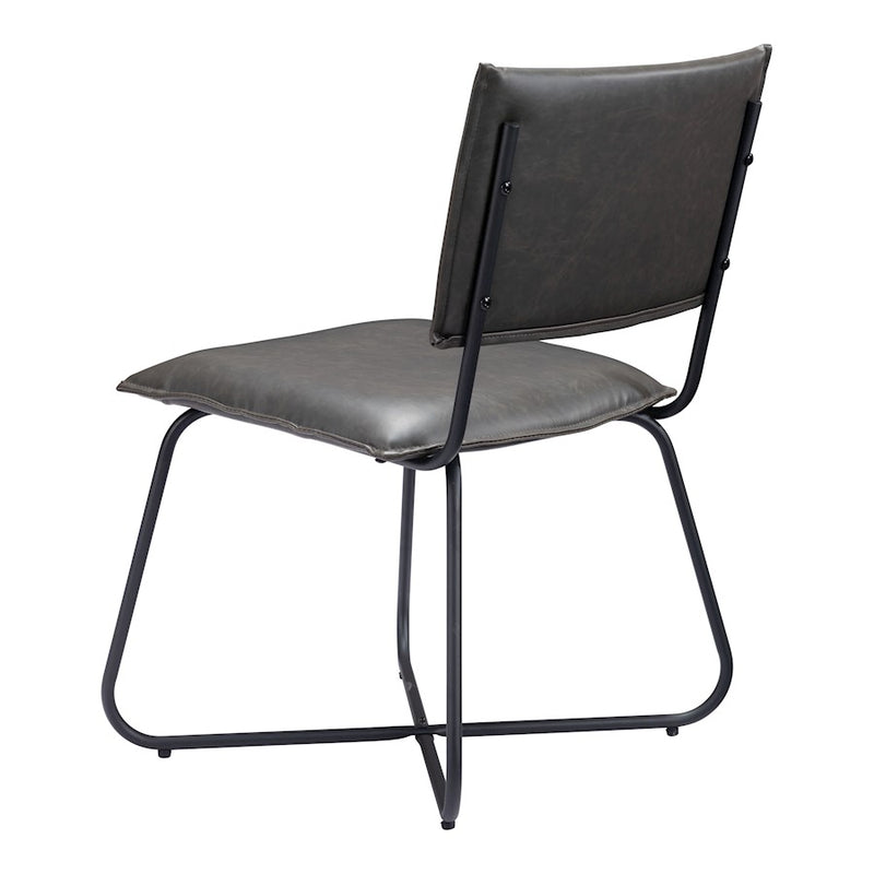Zuo Modern Grantham Dining Chair Set of 2, Vintage Gray