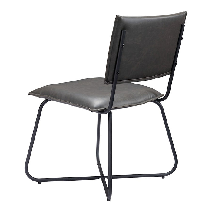 Zuo Modern Grantham Dining Chair Set of 2, Vintage Gray