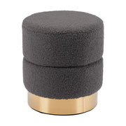 Zuo Modern Eureka Ottoman, Dark Gray - 109622