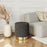 Zuo Modern Eureka Ottoman, Dark Gray