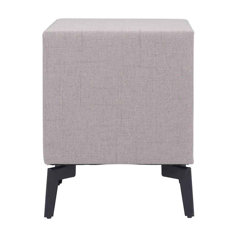 Zuo Modern Halle Side Table, Gray