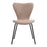 Zuo Modern Tollo Dining Chair Set of 2, Brown