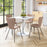 Zuo Modern Tollo Dining Chair Set of 2, Brown