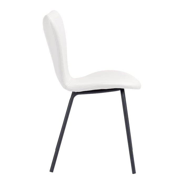 Zuo Modern Torlo Dining Chair Set of 2, White