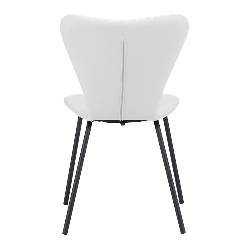 Zuo Modern Torlo Dining Chair Set of 2, White