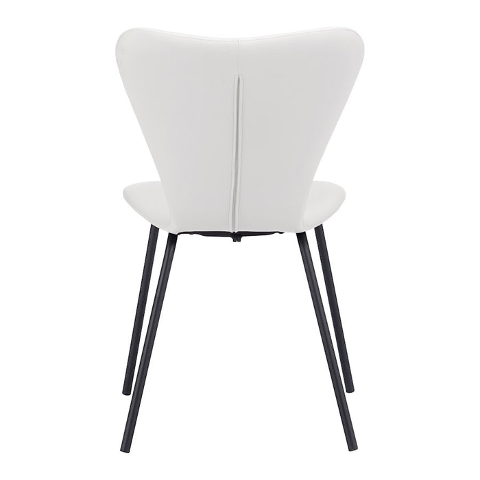 Zuo Modern Torlo Dining Chair Set of 2, White