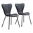 Zuo Modern Torlo Dining Chair Set of 2, Black - 109631