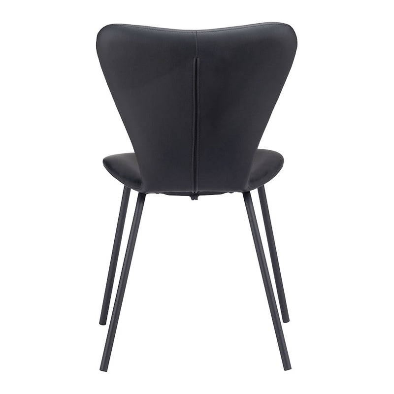 Zuo Modern Torlo Dining Chair Set of 2, Black