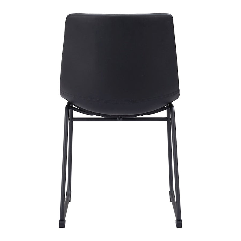 Zuo Modern Smart Dining Chair Set of 2, Black