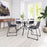 Zuo Modern Smart Dining Chair Set of 2, Black