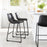 Zuo Modern Smart Counter Stool Set of 2, Black