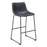 Zuo Modern Smart BarStool Set of 2, Black