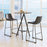 Zuo Modern Smart BarStool Set of 2, Black