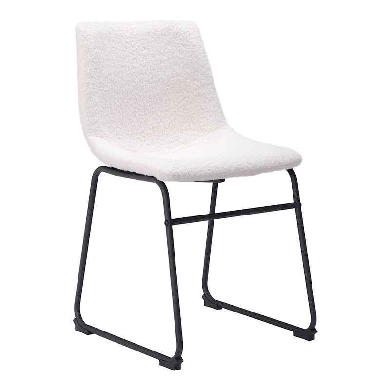 Zuo Modern Smart Dining Chair Set of 2, Ivory