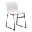 Zuo Modern Smart Dining Chair Set of 2, Ivory