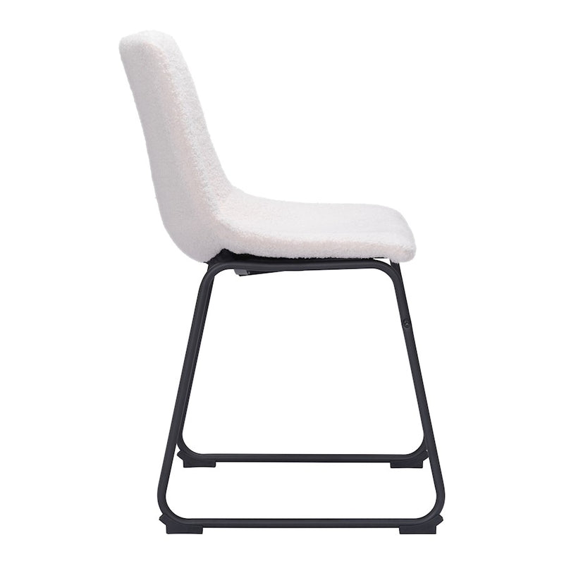 Zuo Modern Smart Dining Chair Set of 2, Ivory