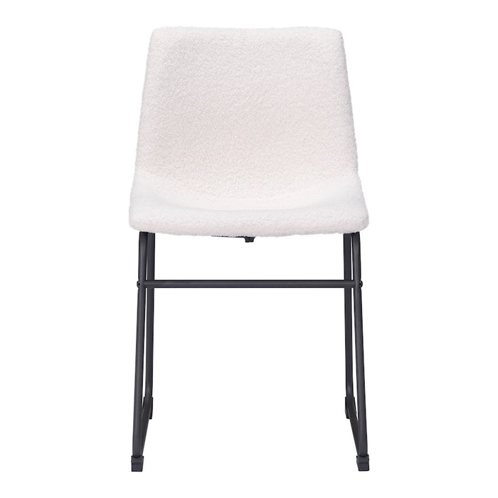 Zuo Modern Smart Dining Chair Set of 2, Ivory