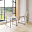 Zuo Modern Smart Dining Chair Set of 2, Ivory
