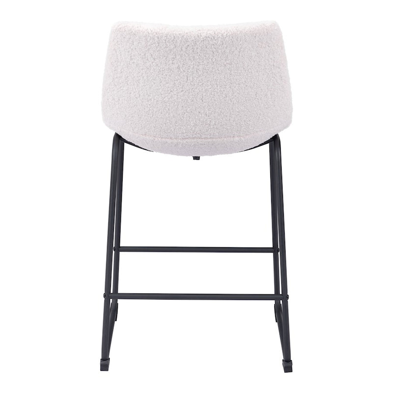 Zuo Modern Smart Counter Stool Set of 2, Ivory