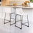 Zuo Modern Smart Counter Stool Set of 2, Ivory