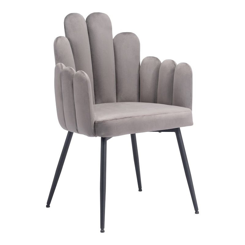 Zuo Modern Noosa Dining Chair Set of 2, Gray