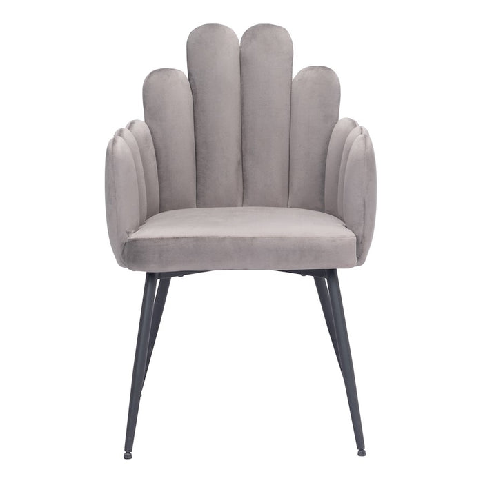 Zuo Modern Noosa Dining Chair Set of 2, Gray