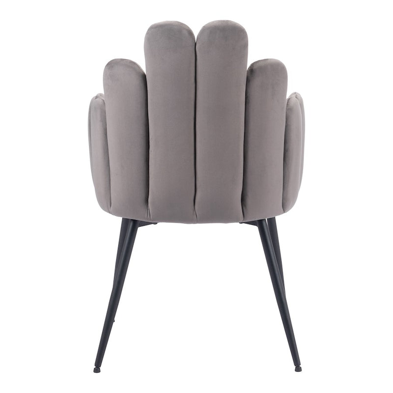 Zuo Modern Noosa Dining Chair Set of 2, Gray