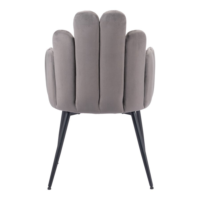 Zuo Modern Noosa Dining Chair Set of 2, Gray