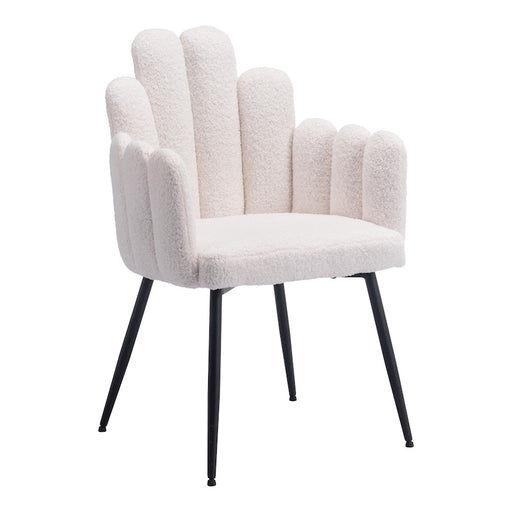 Zuo Modern Noosa Dining Chair Set of 2, Ivory