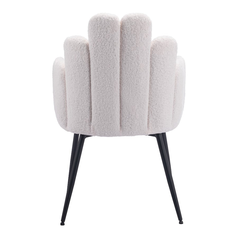 Zuo Modern Noosa Dining Chair Set of 2, Ivory