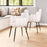 Zuo Modern Noosa Dining Chair Set of 2, Ivory