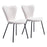 Zuo Modern Thibideaux Dining Chair Set of 2, Ivory - 109658