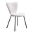Zuo Modern Thibideaux Dining Chair Set of 2, Ivory
