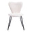 Zuo Modern Thibideaux Dining Chair Set of 2, Ivory