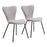 Zuo Modern Thibideaux Dining Chair Set of 2, Light Gray - 109659