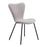 Zuo Modern Thibideaux Dining Chair Set of 2, Light Gray