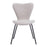 Zuo Modern Thibideaux Dining Chair Set of 2, Light Gray