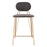 Zuo Modern Georges Counter Stool Set of 2, Gray/Gold