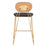 Zuo Modern Georges Counter Stool Set of 2, Gray/Gold
