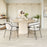 Zuo Modern Marcel Dining Chair Set of 2, Cream