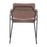 Zuo Modern Marcel Dining Chair Set of 2, Brown