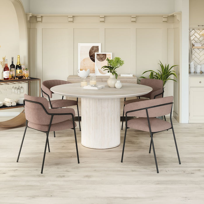 Zuo Modern Marcel Dining Chair Set of 2, Brown
