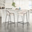 Zuo Modern Marcel Counter Stool Set of 2, Cream