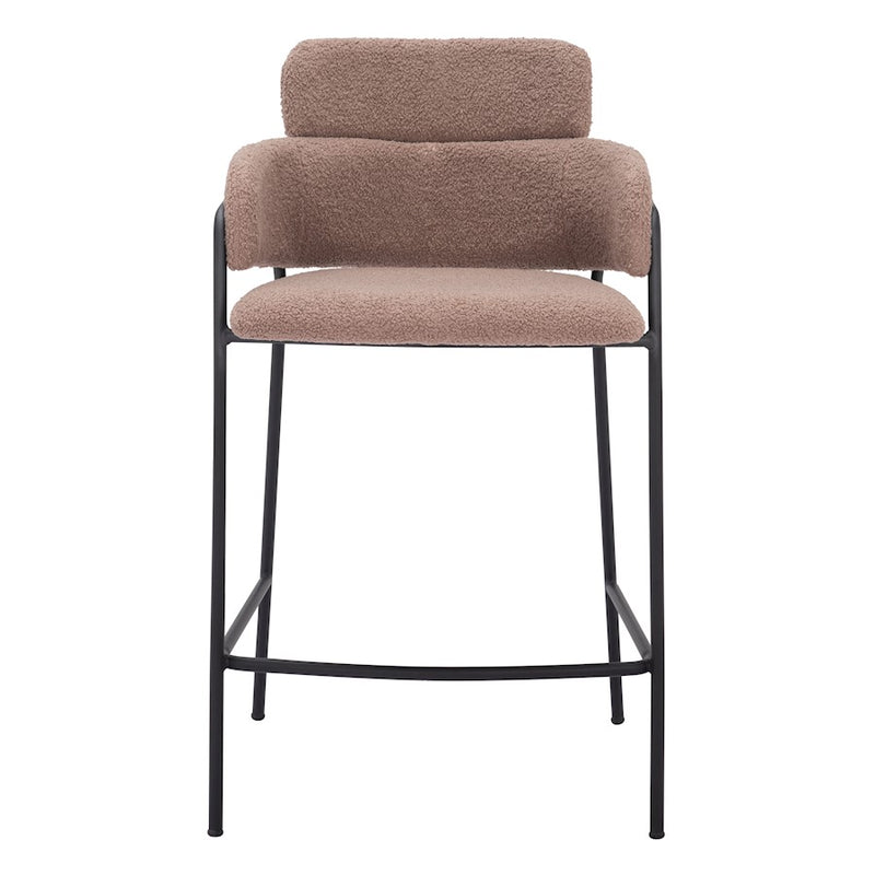 Zuo Modern Marcel Counter Stool Set of 2, Brown