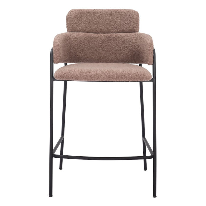Zuo Modern Marcel Counter Stool Set of 2, Brown