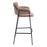 Zuo Modern Marcel BarStool Set of 2, Brown