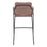 Zuo Modern Marcel BarStool Set of 2, Brown