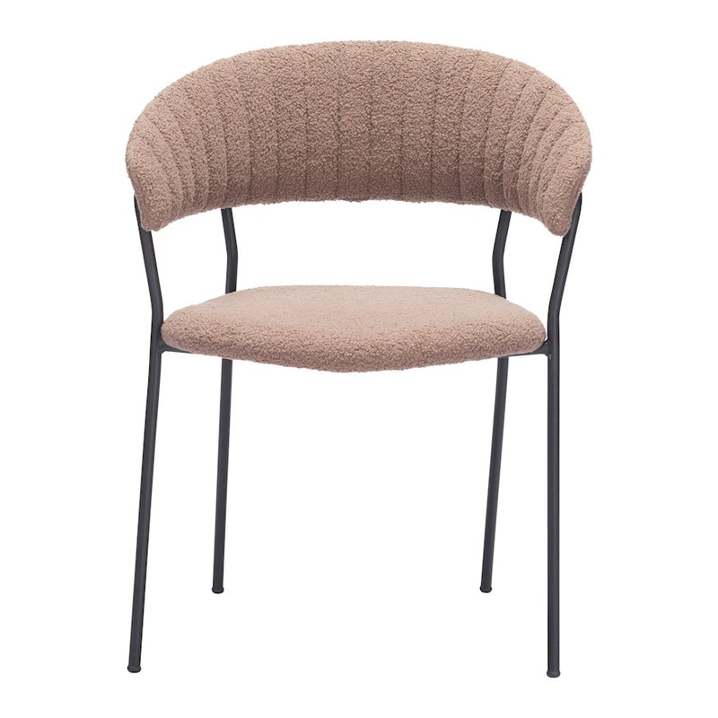 Zuo Modern Josephine Dining Chair Set of 2, Brown
